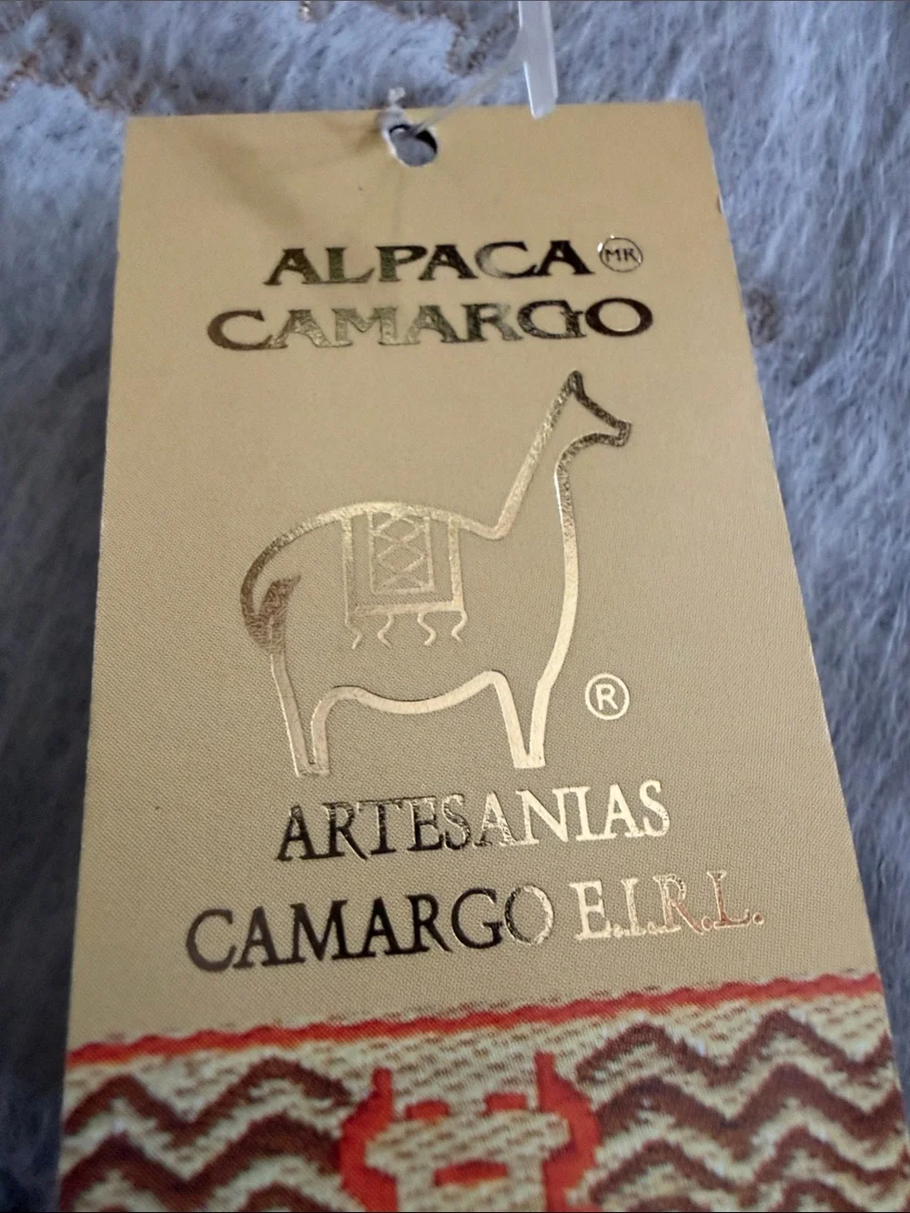 Alpaca Camargo Light Gray Alpaca-Blend Fringe Scarf